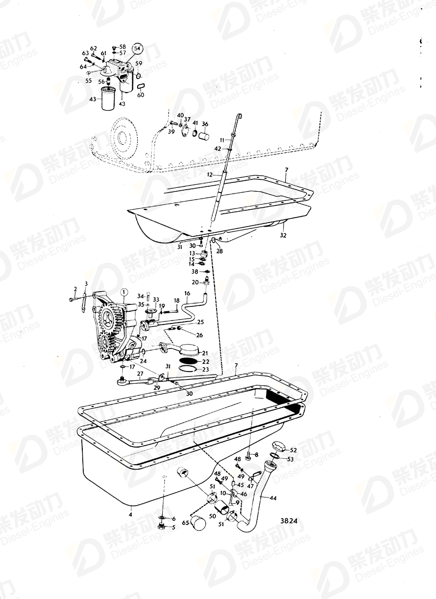 VOLVO O-ring 947061 Drawing